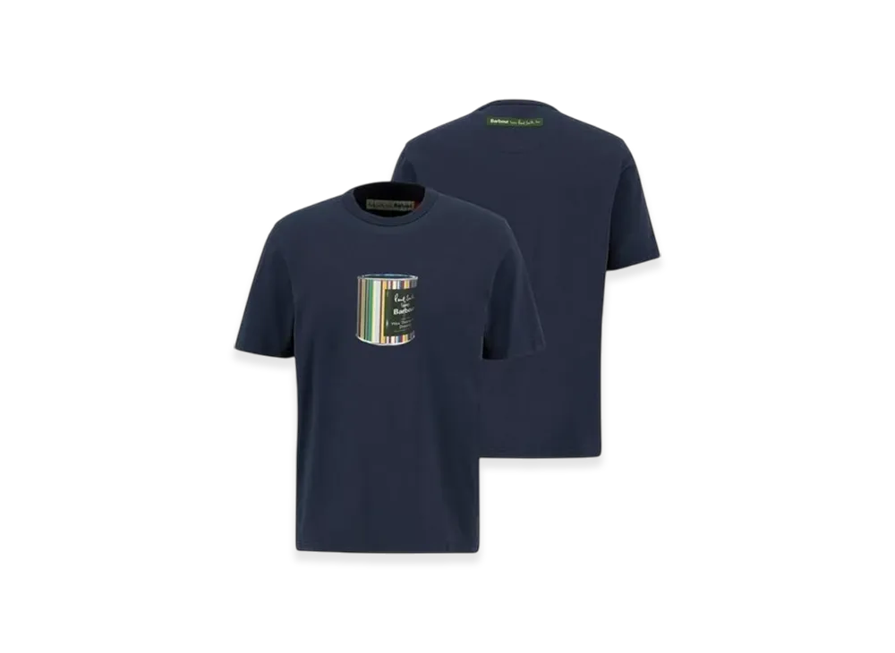 Barbour x Paul Smith Wax Print T-Shirt 