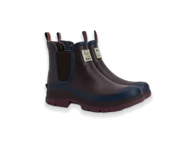 Barbour x Paul Smith Wellington Rain Boots Men's "Brown"