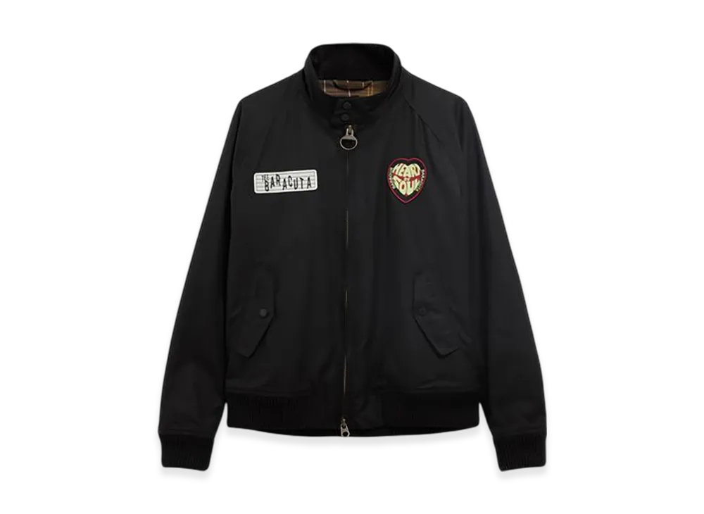 Barbour x BARACUTA Badged Porton Wax Jacket "Black"