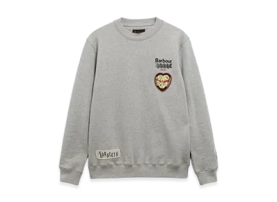 Barbour x BARACUTA Northern Crew Neck Sweatshirt "Grey"