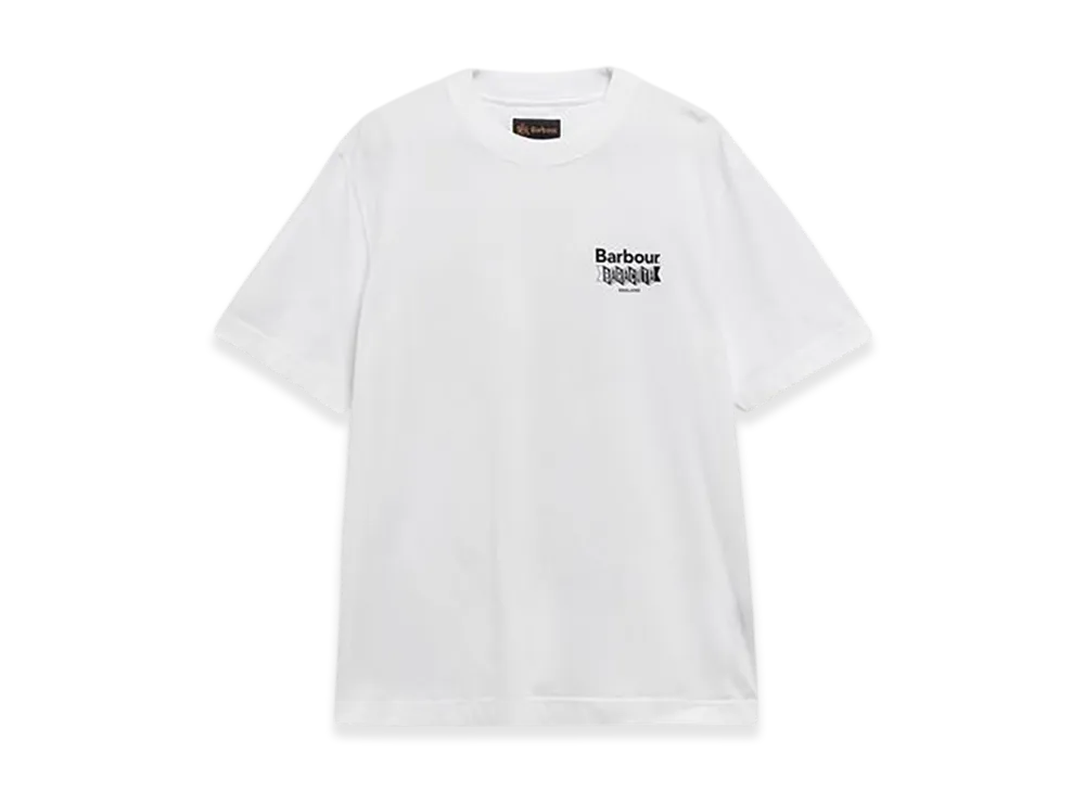 Barbour x BARACUTA All Nighter T-shirt (Oversized Fit) "White"