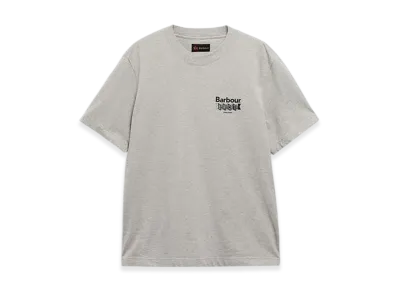 Barbour x BARACUTA All Nighter T-shirt (Oversized Fit) "Grey"