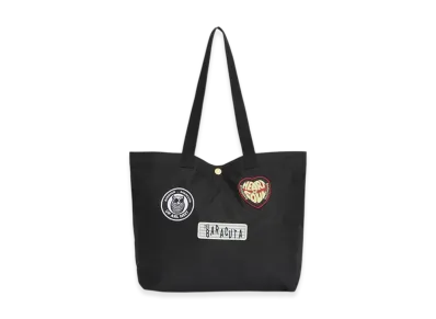 Barbour x BARACUTA Wax Tote Bag "Black"