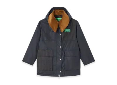 Barbour x GANNI Waxed Jacket "Sky Captain"
