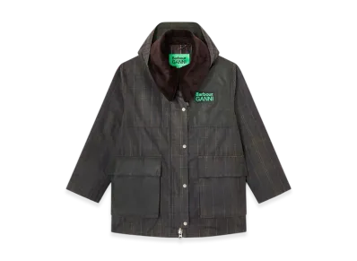 Barbour x GANNI Waxed Jacket "Ganache"