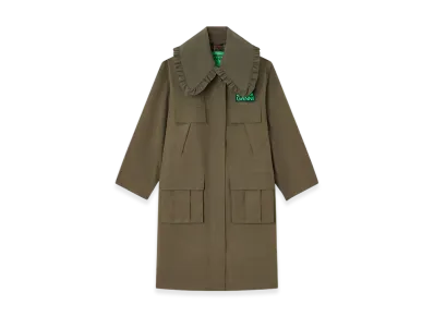 Barbour x GANNI Long Coat "Kalamata"