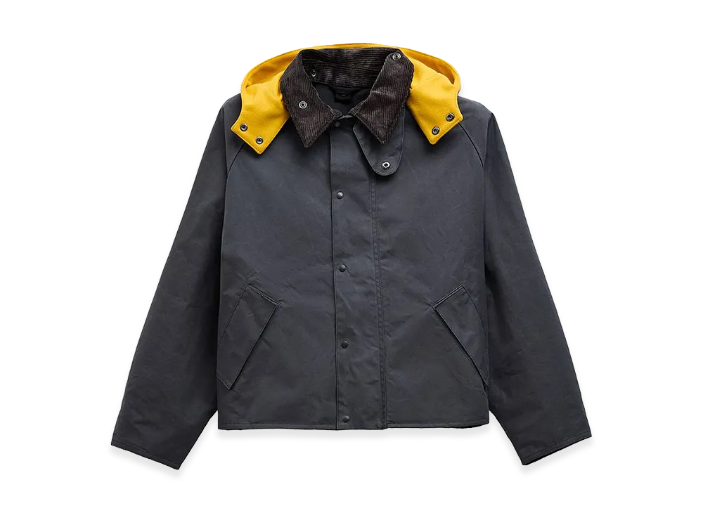 Barbour x KAPTAIN SUNSHINE Short Cruiser Jacket "Gray"