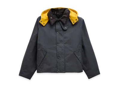 Barbour x KAPTAIN SUNSHINE Short Cruiser Jacket "Gray"
