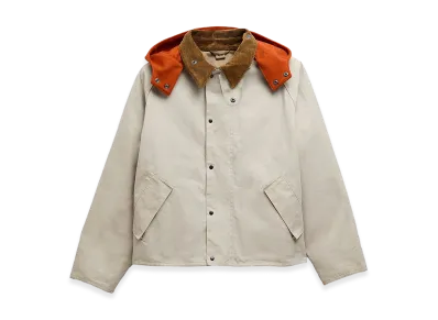 Barbour x KAPTAIN SUNSHINE Short Cruiser Jacket "Light Gray"