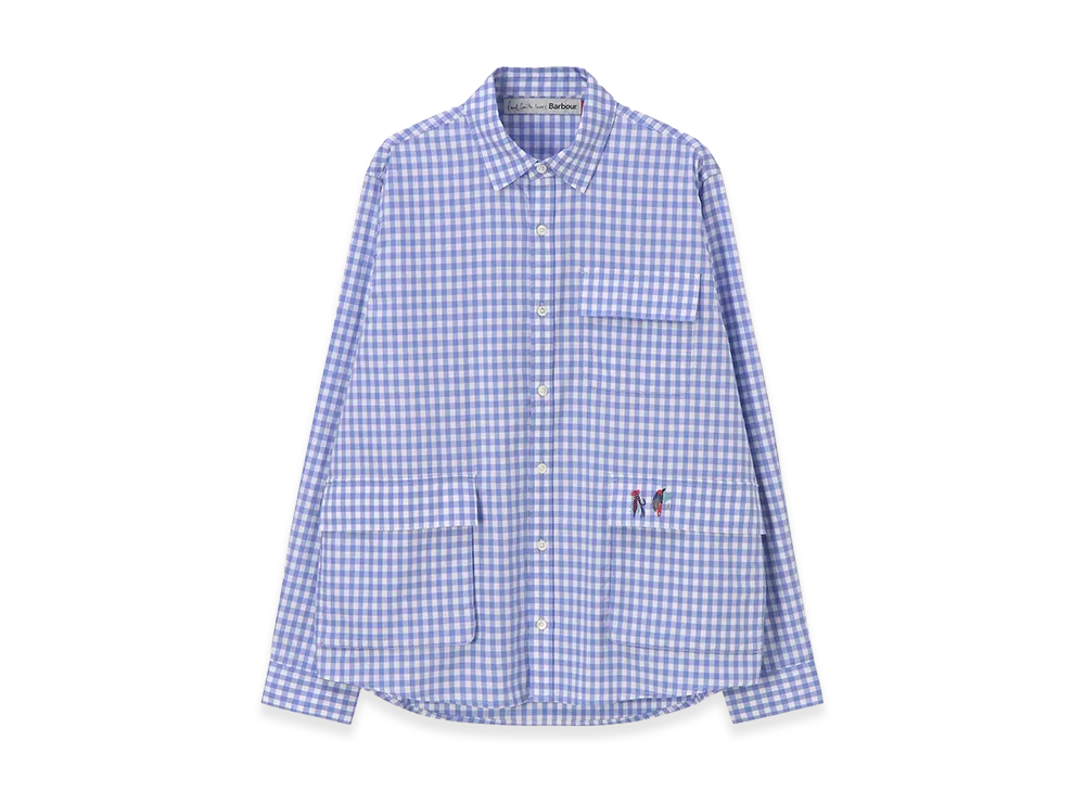 Barbour x Paul Smith Lure Gingham Check Shirt "Blue"