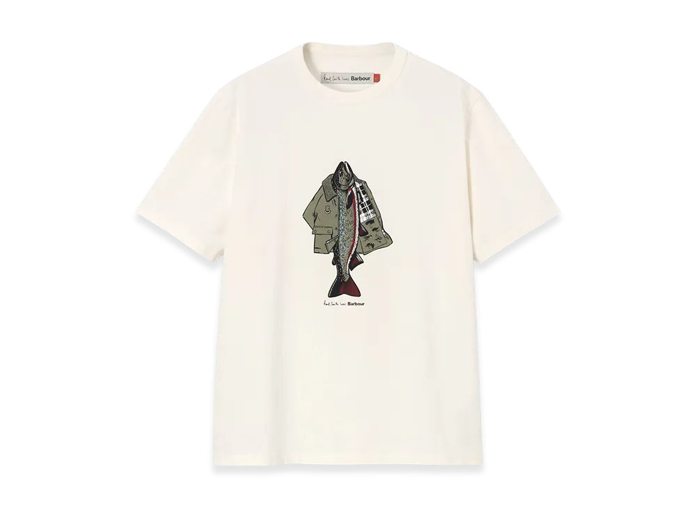 Barbour x Paul Smith Fishing Jacket T-Shirt "Off White"