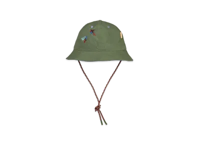 Barbour x Paul Smith Lure Bucket Hat "Khaki"