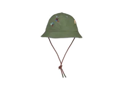 Barbour x Paul Smith Women's Lure Bucket Hat "Khaki"