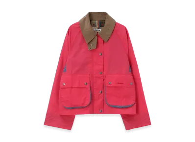 Barbour x Paul Smith Women's Alma Cotton Jacket "Cherry"