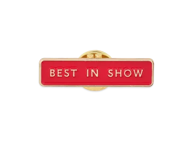 Barbour x Paul Smith Best In Show Pin Badge "Red"