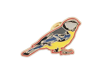 Barbour x Paul Smith Bird Pin Badge "Golden Yellow"