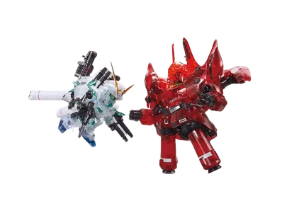 BB Warrior Full Armor Unicorn Gundam & Neo Zeong The Gundam Base Limited
