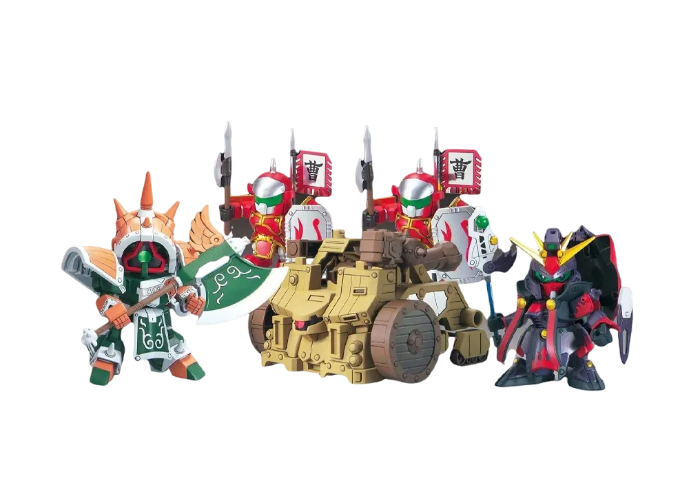 SD Gundam Sangokuden 031 Shin DianWei Asshimar Kaku Ashtaron Castle Attack Model Set