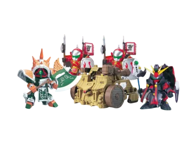 SD Gundam Sangokuden 031 Shin DianWei Asshimar Kaku Ashtaron Castle Attack Model Set