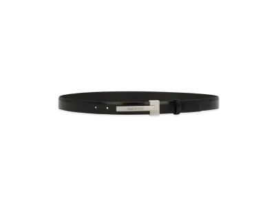 DOLCE&GABBANA Brushed Calfskin Belt "Black"