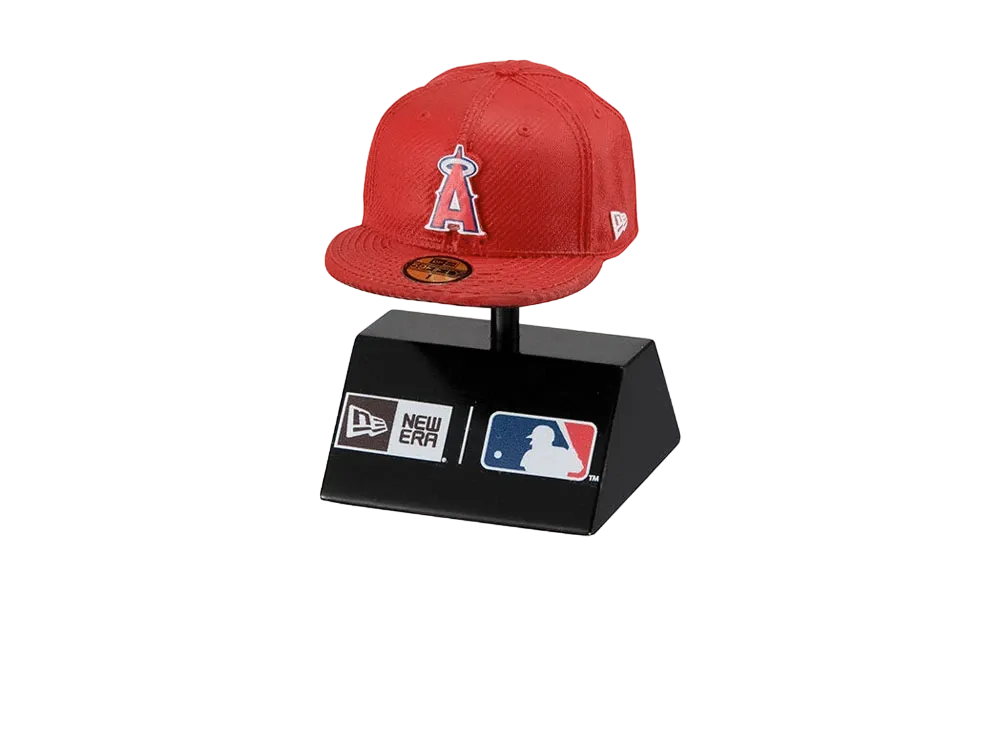 BANDAI NEW ERA 59FIFTY MLB On-Field Cap Miniature Figure Collection Los Angeles Angels