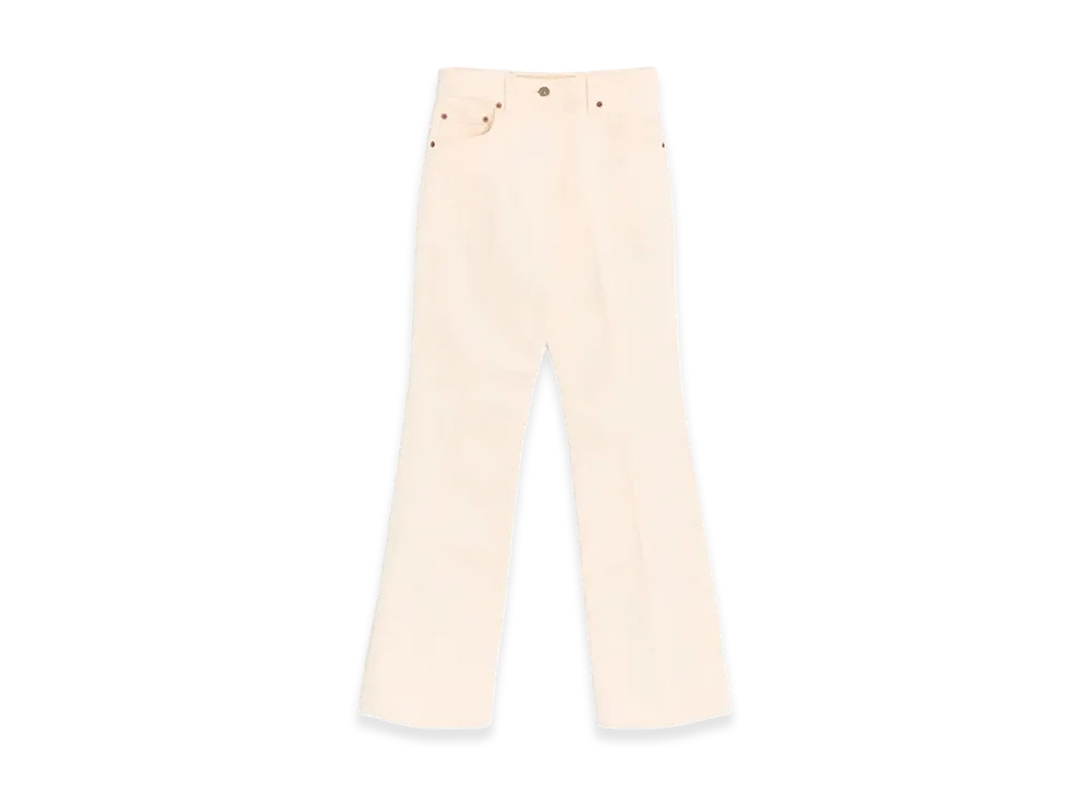 Valentino Women's Flared Denim Jeans "Avorio"