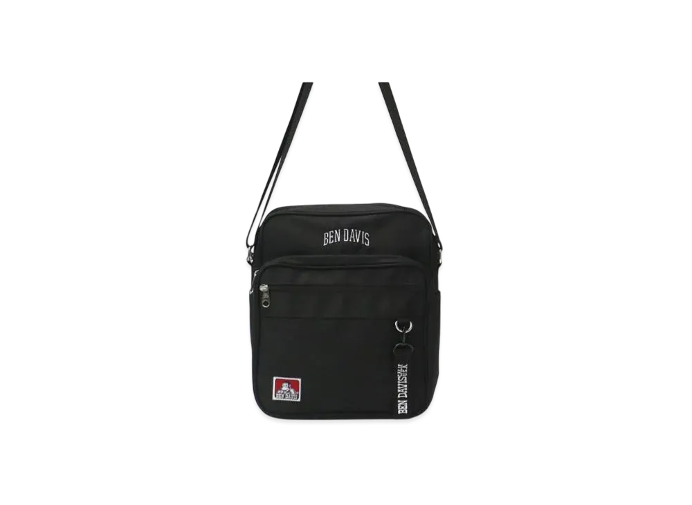 BEN DAVIS Shoulder Bag For Women, Men, Kids, School, Stylish, Sacoche "Black"