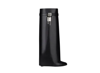 GIVENCHY Women's Shark Lock Boots In Leather "Black"