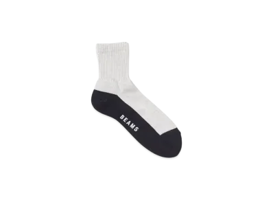 BEAMS Switch Bottom Socks "GrayNavy"