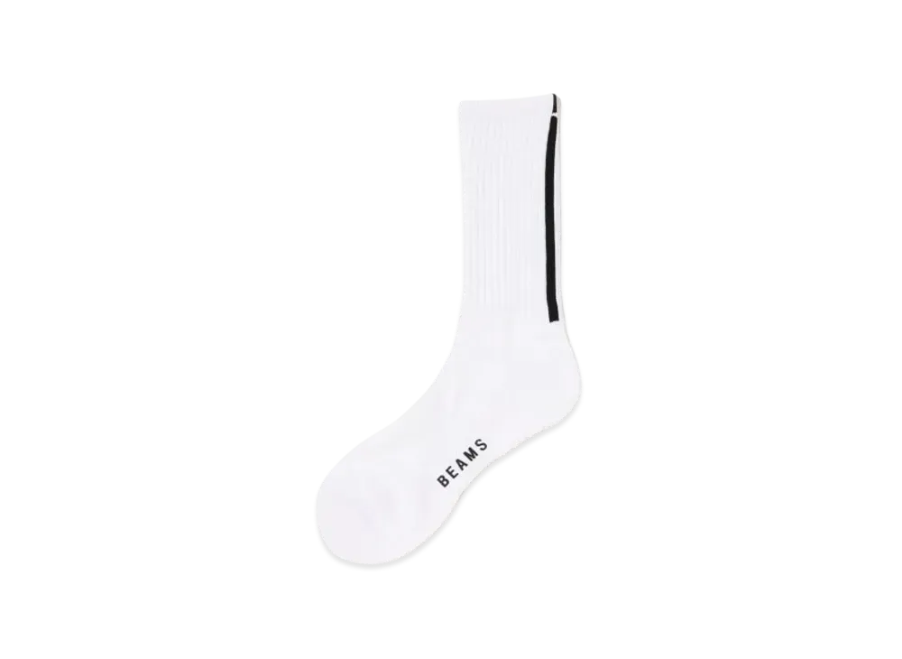 BEAMS Backline Socks "White"