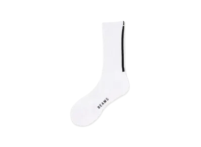 BEAMS Backline Socks "White"