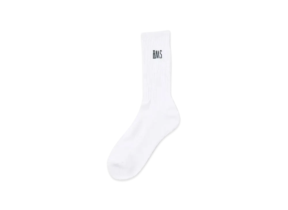 BEAMS Logo Socks "White"