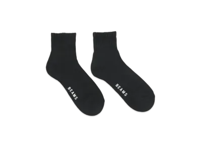 BEAMS 2 Pack Pile Socks "Black"
