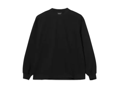 BEAMS Cotton Jersey Long Sleeve Tee "Black"