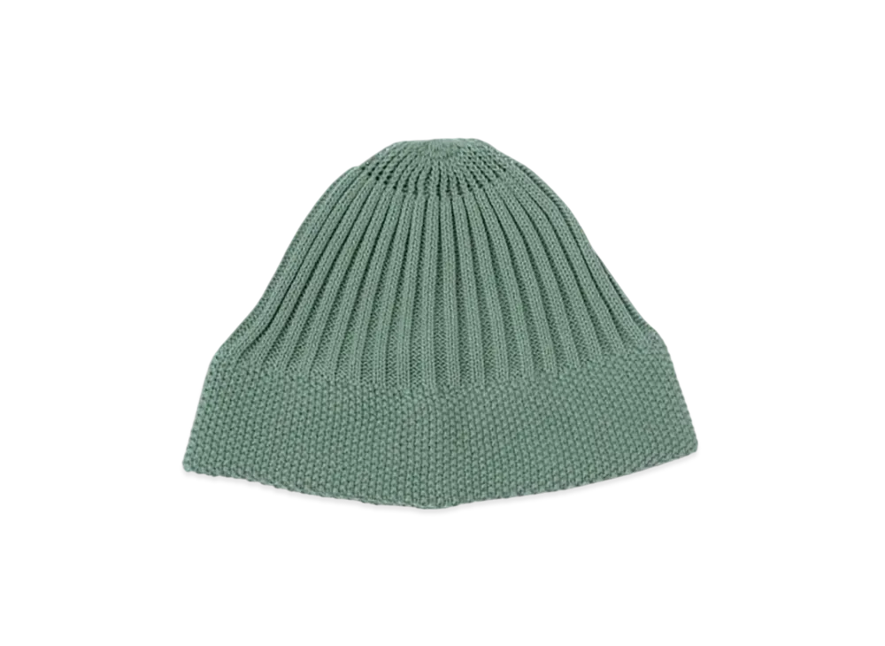 BEAMS Cotton Ribbed Watch Cap "Emerald"
