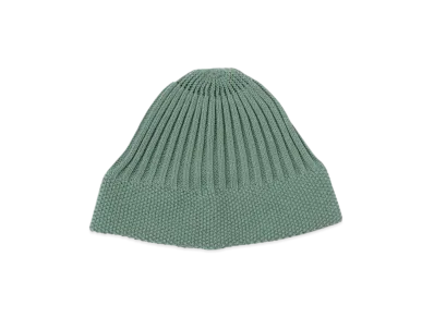 BEAMS Cotton Ribbed Watch Cap "Emerald"