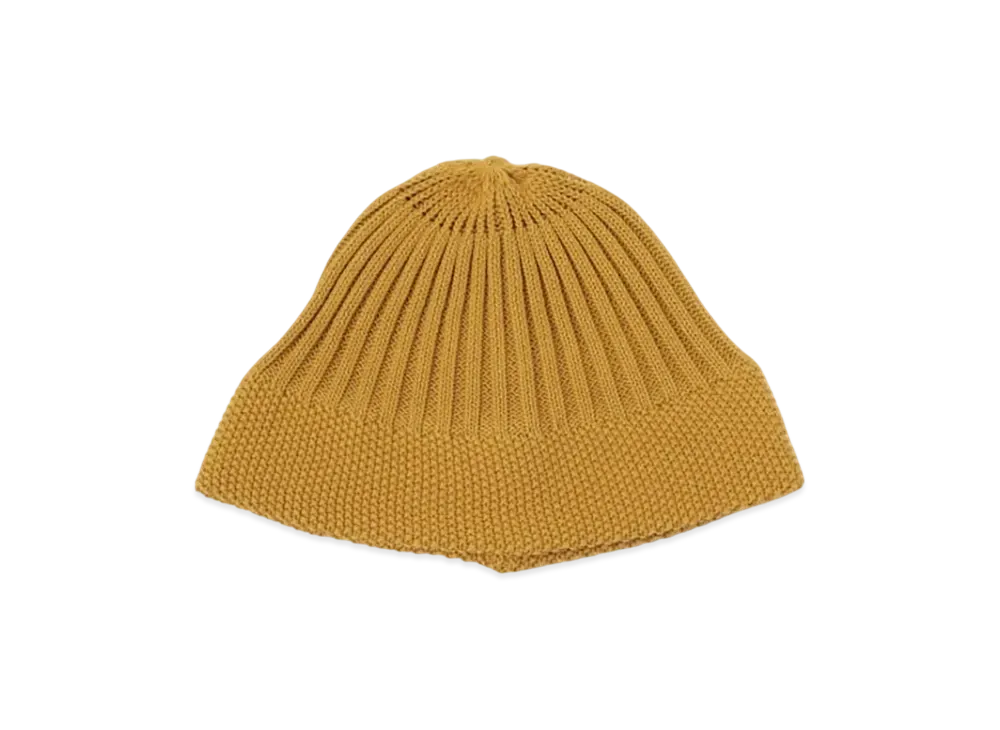 BEAMS Cotton Ribbed Watch Cap "Mustard"