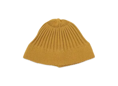 BEAMS Cotton Ribbed Watch Cap "Mustard"