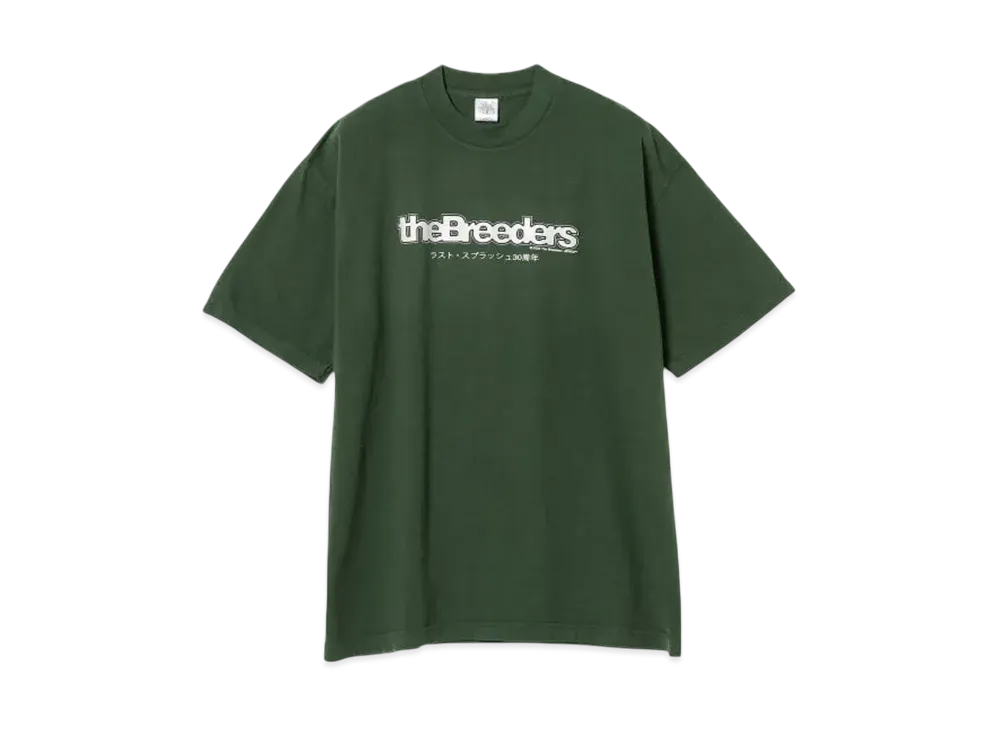 BEAMS x Jerks(TM) x The Breeders Last Splash 30 Years Tee "Green"