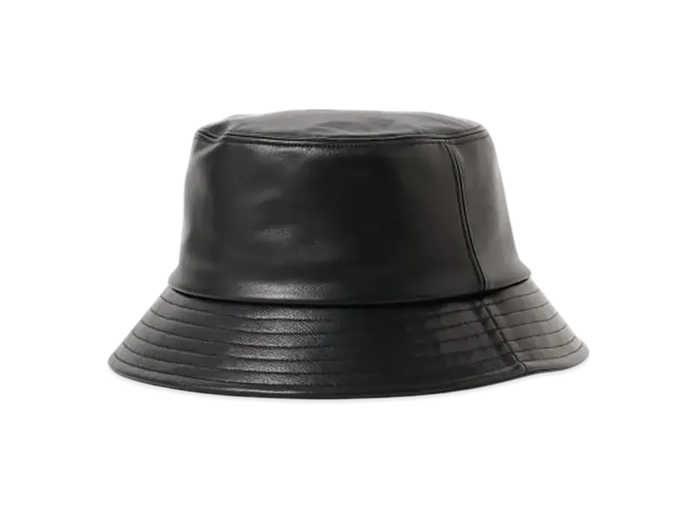 BEAMS Leather Bucket Hat "Smooth"