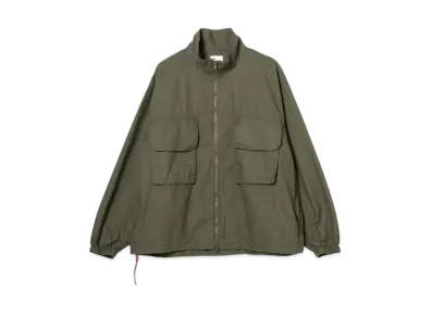 BEAMS Cotton Ripstop Stand Blouson "Olive"