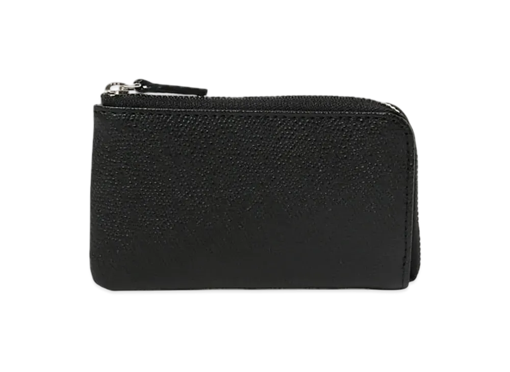 BEAMS Embossed Leather Keychain "Black"