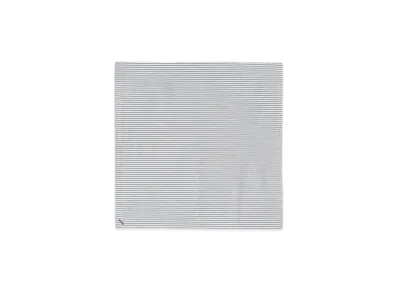 BEAMS Tetoron Cotton Striped Handkerchief "Navy"