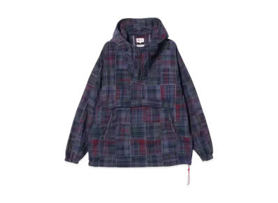 BEAMS Patchwork Anorak "Purple"