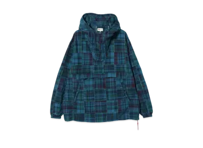 BEAMS Patchwork Anorak "Blue"