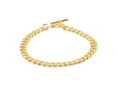 BEAMS Gold Chain Bracelet Silver925 "Gold"