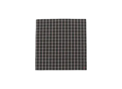 BEAMS Tartan Check Handkerchief "Black"