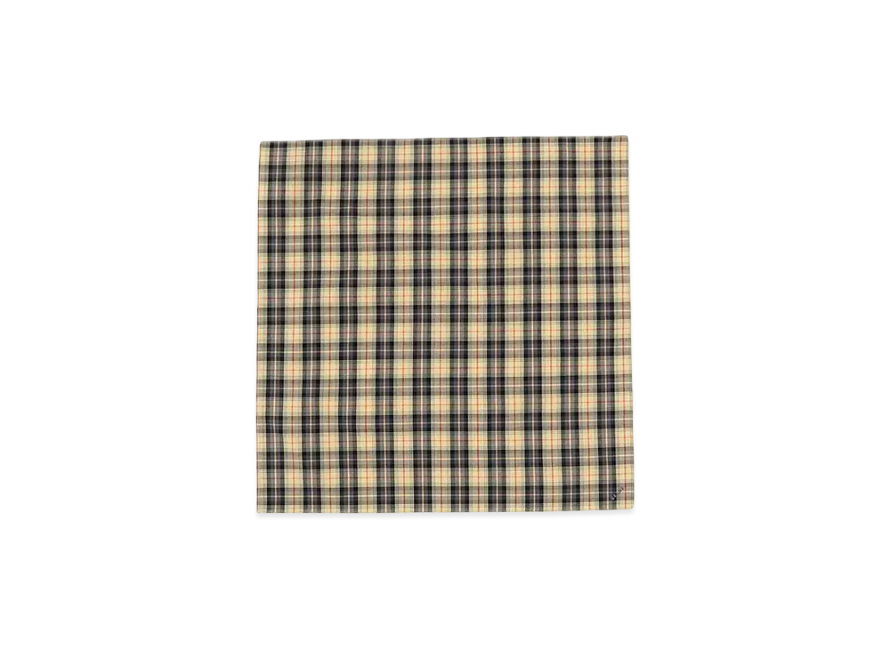 BEAMS Tartan Check Handkerchief "Sand"