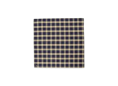 BEAMS Tartan Check Handkerchief "Camel"