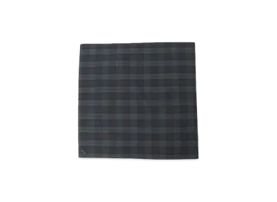 BEAMS Tartan Check Handkerchief "Black"